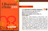 I Ristoranti d'Italia 2008 de L'Espresso