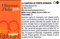 I Ristoranti d'Italia 2009 de L'Espresso