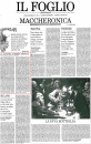 articolo-recensione su - Il Foglio - di Domenica 3 Agosto 2008