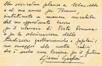 dedica di Gianni Gaspari